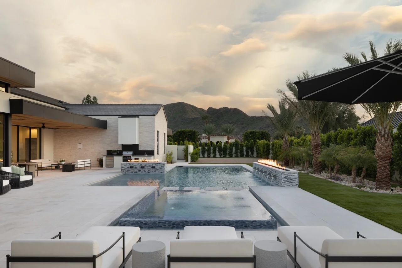 Caballo Drive Estate outdoor pool area