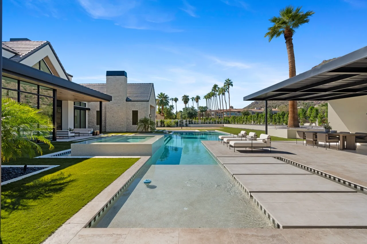 Hillcrest Development additional backyard pool view