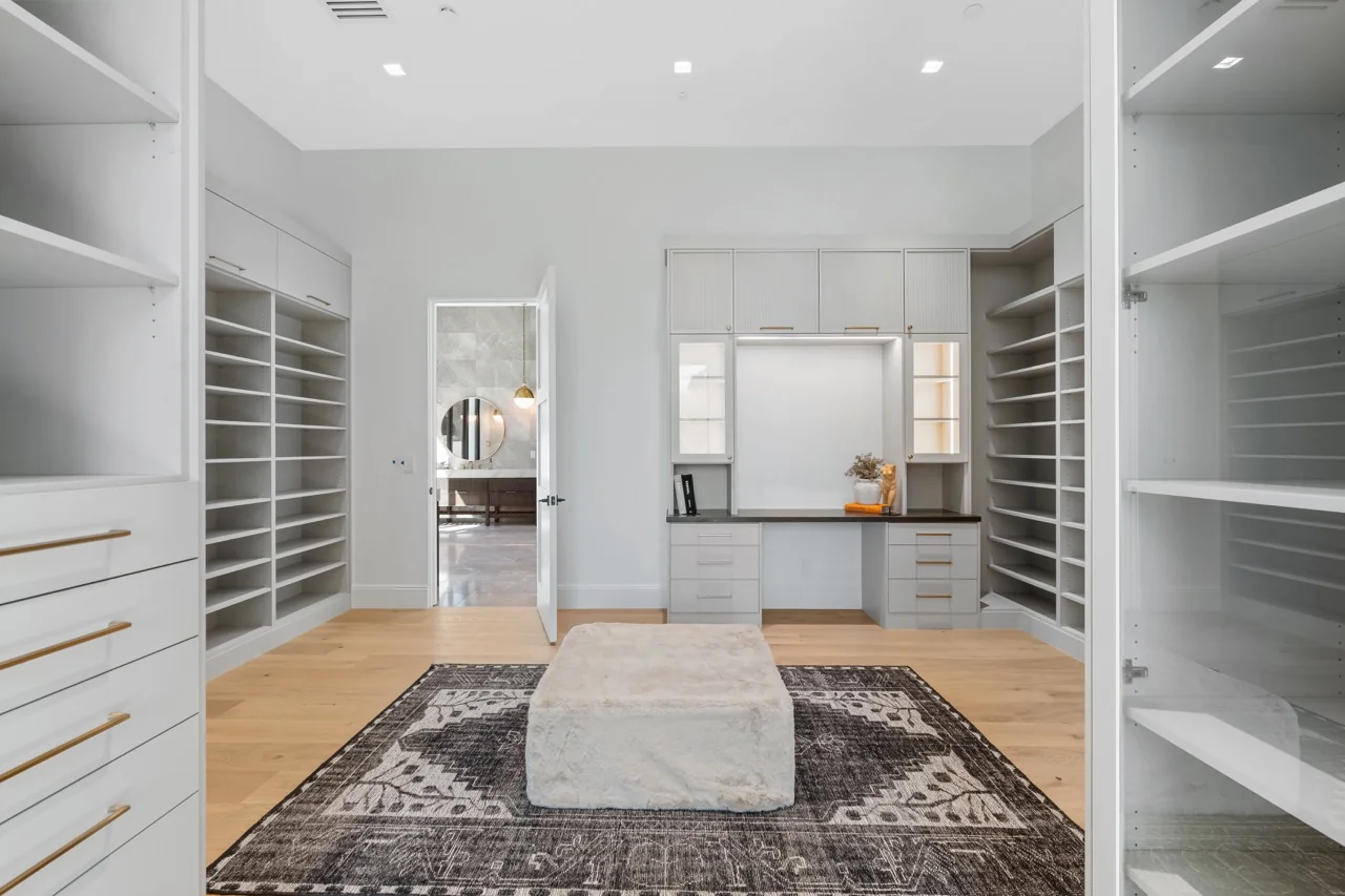 Hillcrest Development primary closet interior