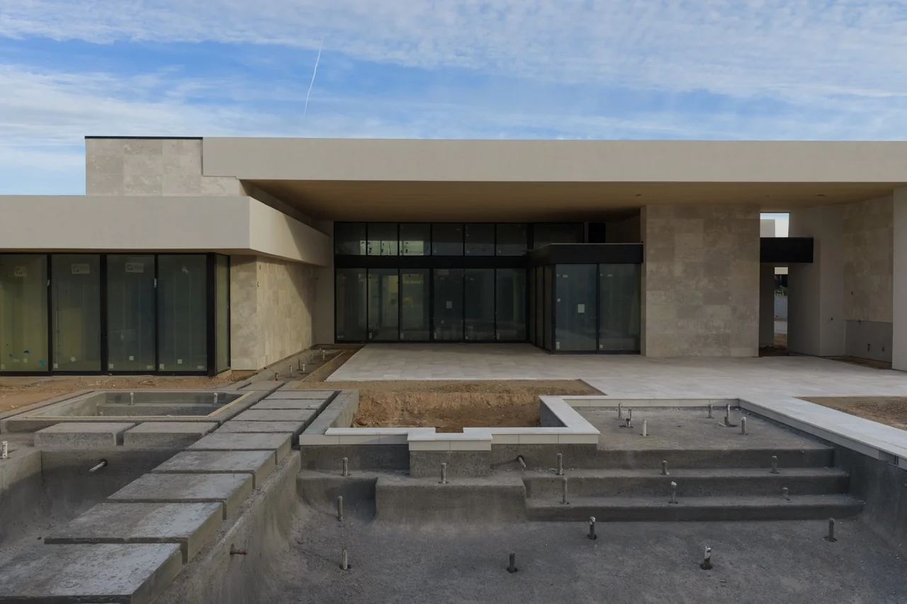 Paradise Drive Estate construction front elevation