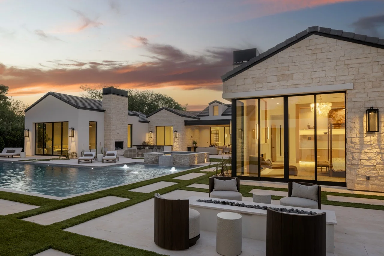 Via Los Ranchos Estate additional backyard view