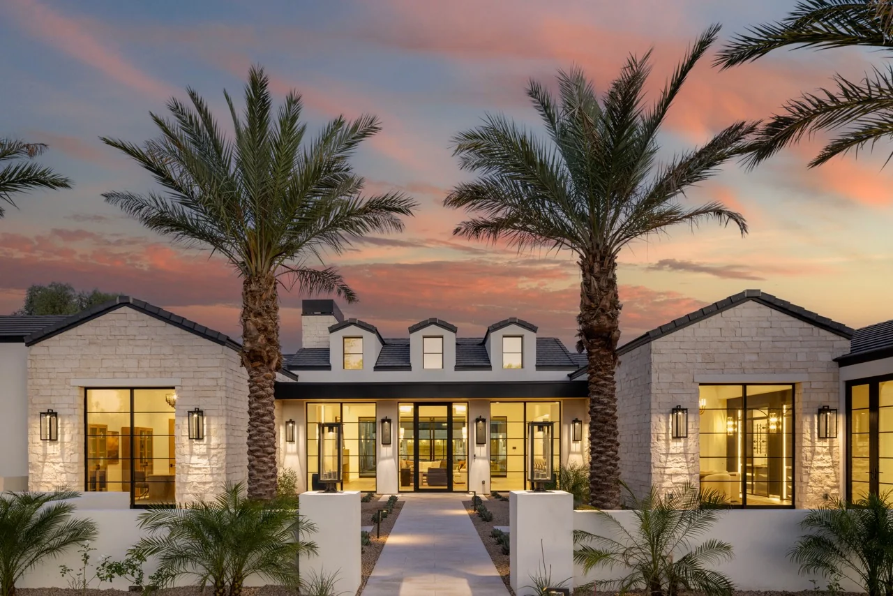 Via Los Ranchos Estate exterior in Paradise Valley, Arizona