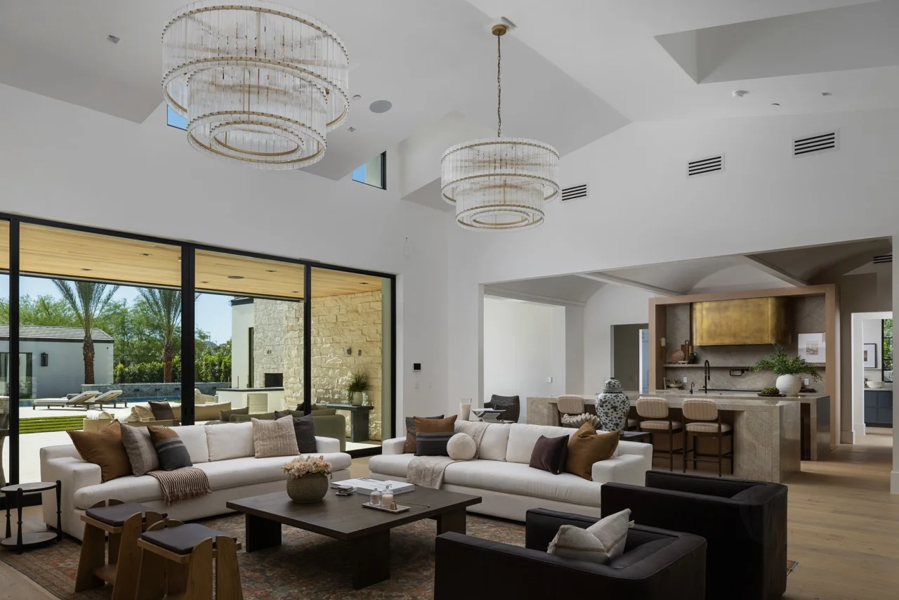 Via Los Ranchos Estate secondary living room interior