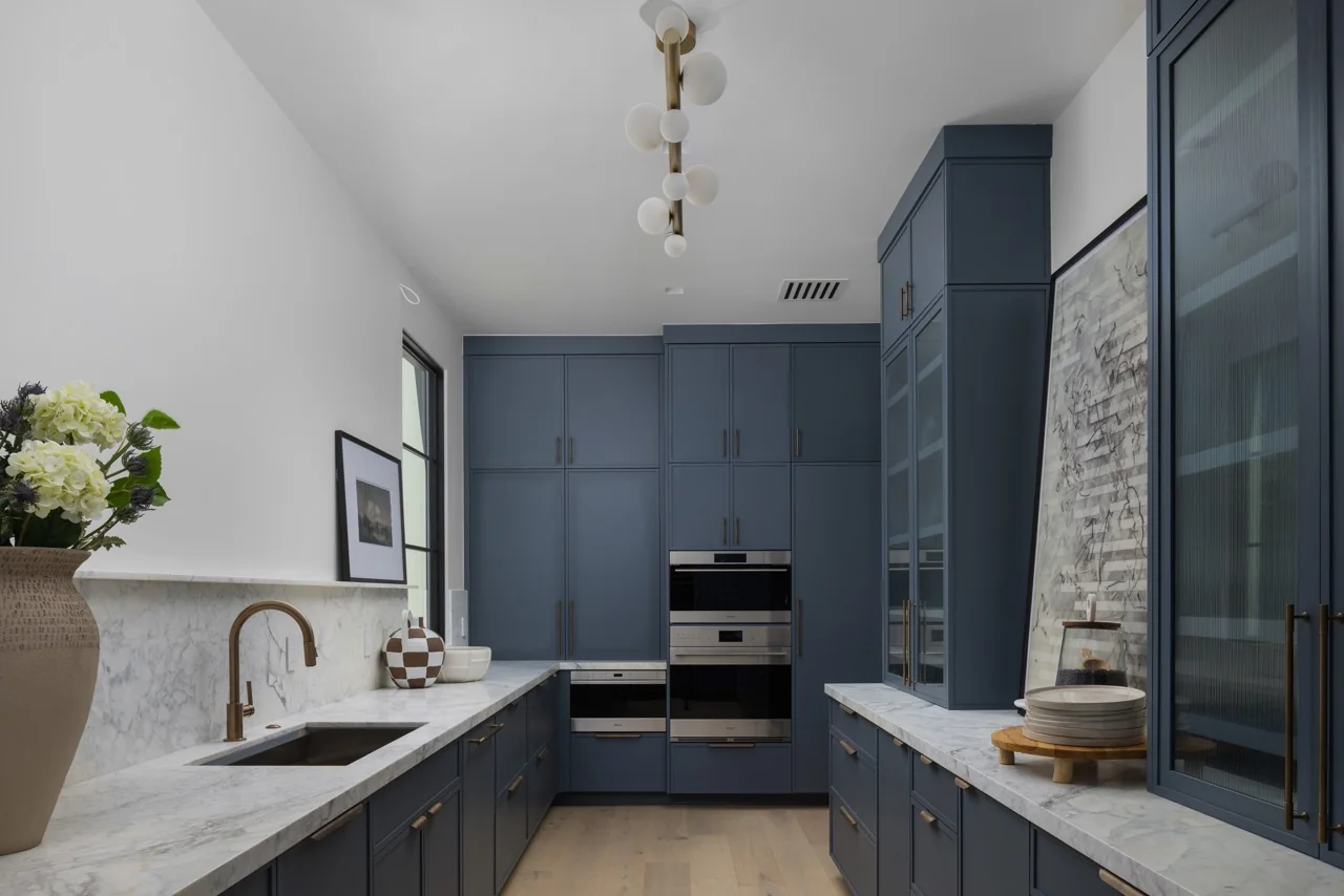 Via Los Ranchos Estate prep kitchen interior